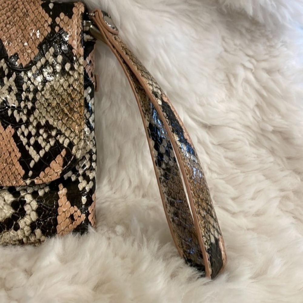 Chinese Laundry Snake Faux Leather‎ Clutch Bag - Picture 8 of 8